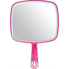 DMI Hand Held Lollipop Mirror - Fuchsia