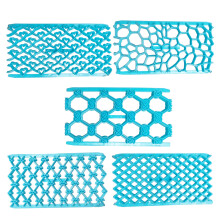 (blue) Embossing Cakes Cake Fondant Embossing Mould Set Cake Decoration Tool