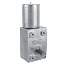 Omkeerbare wormwielmotor voor raam- en deuropeners, mini-lier - geen zelfvergrendeling, 40 RPM hoogkoppel elektromotor, verticale asrichting.