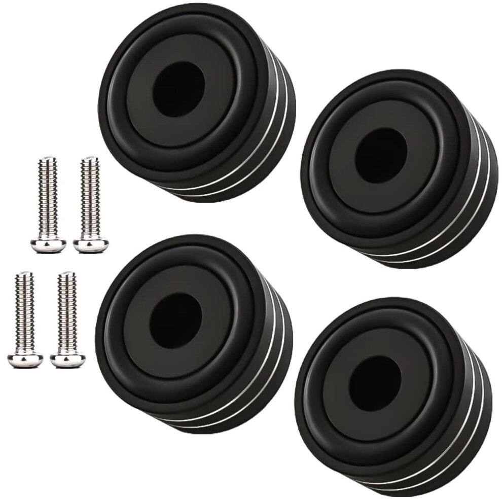 Audio Equipment Feet, Non-Slip Rubber Ring Shock Absorber For Turntable Isolation, Improve Sound Quality, Robust Material For Stability, High Damping 9169997058447
