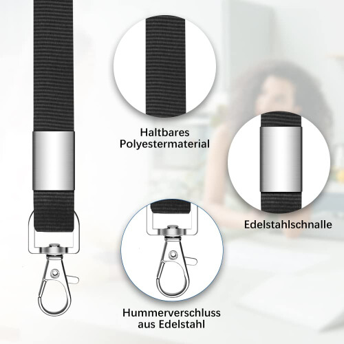 J-Hook Κορδόνια για άδειες εργασίας και φοιτητικές ταυτότητες, άνετο επίπεδο 1