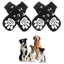 Adventurer's Socks, Adjustable Anti Slip Dog Socks, Rubber Reinforcement for Enhanced Traction, Breathable Cotton Material, Reflective Design for