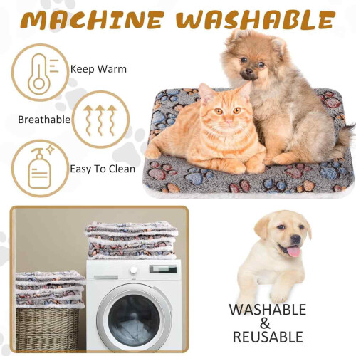 Pet Comfort Haven, Χαλί για Μικρά Ζώα, Αφράτη Κουβέρτα για Κατοικίδια, Μαλακό & Ζεστό 2
