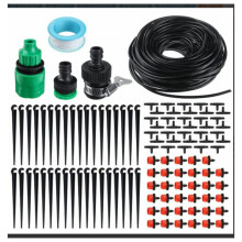 Système d'irrigation par tuyau flexible, pression d'eau optimisée pour les jardins et les potagers, système d'arrosage facile à installer avec