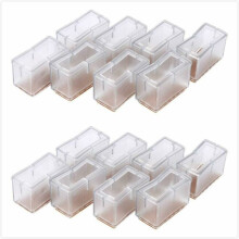 Protetores de pés de móveis em silicone durável, almofadas antiderrapantes para pés de cadeiras, para uso interno e externo, reduzem o ruído e