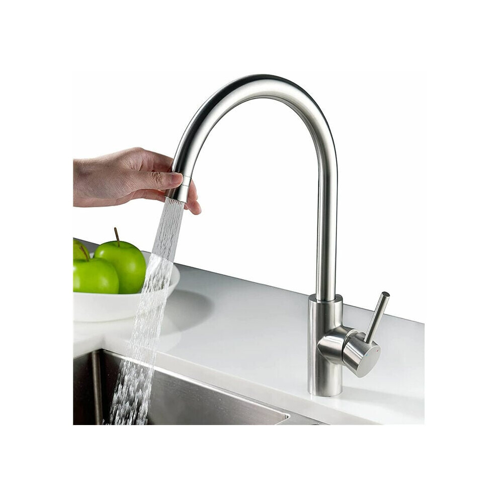 Efficient Commercial Kitchen Sink Faucet, Stainless Steel Brushed Nickel Finish For Durability And Elegance, Eco-Friendly Water Saving Features 9405630166460