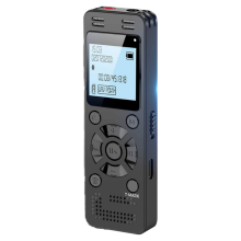 Professionelles Aufnahmegerät für Meetings, digitaler Diktiergerät mit sprachaktivierter Aufnahmefunktion, USB-C-Audiorecorder mit großem