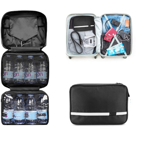 Θήκη Dopp Kit για άνδρες και γυναίκες, Οργανωτής ειδών προσωπικής υγιεινής ταξιδιού 2