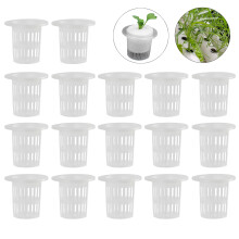 Heavy Duty Planting Accessories for Hydroponic Use, Mechanical Advantage Growing Net Cup with UV Resistant Material, Reusable Mesh Pot for Indoor Outd