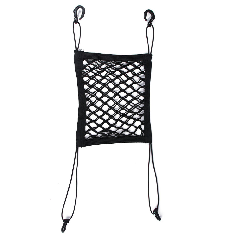 Elastic Netting Rear Seat Organizer, Child Pet Barrier With Non-Invasive Setup For A Safer Driving Experience 9128293727785