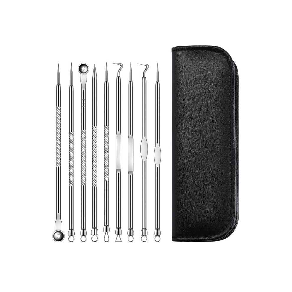 Complete Blemish Solution, Stainless Steel Blackhead Remover Tool with Comedone Extractor for Safe and Efficient Acne Removal