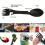 (black) Five-in-one Fork, Spoon And Knife Camping Outdoor Tableware Cookware 6