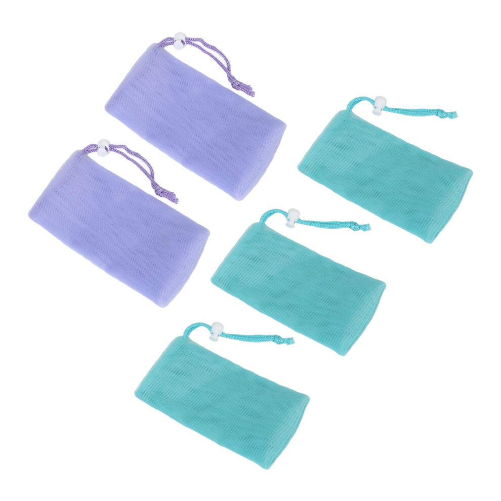 Long-Lasting Mesh Soap Pouches: Clean & Exfoliated Bath Experience