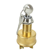 Interruptor de Ignição Marítimo para Serviço Pesado 15A 12V 3 Posições Liga/Desliga com 2 Chaves para Barcos Substituição MP39060-1 50-11621