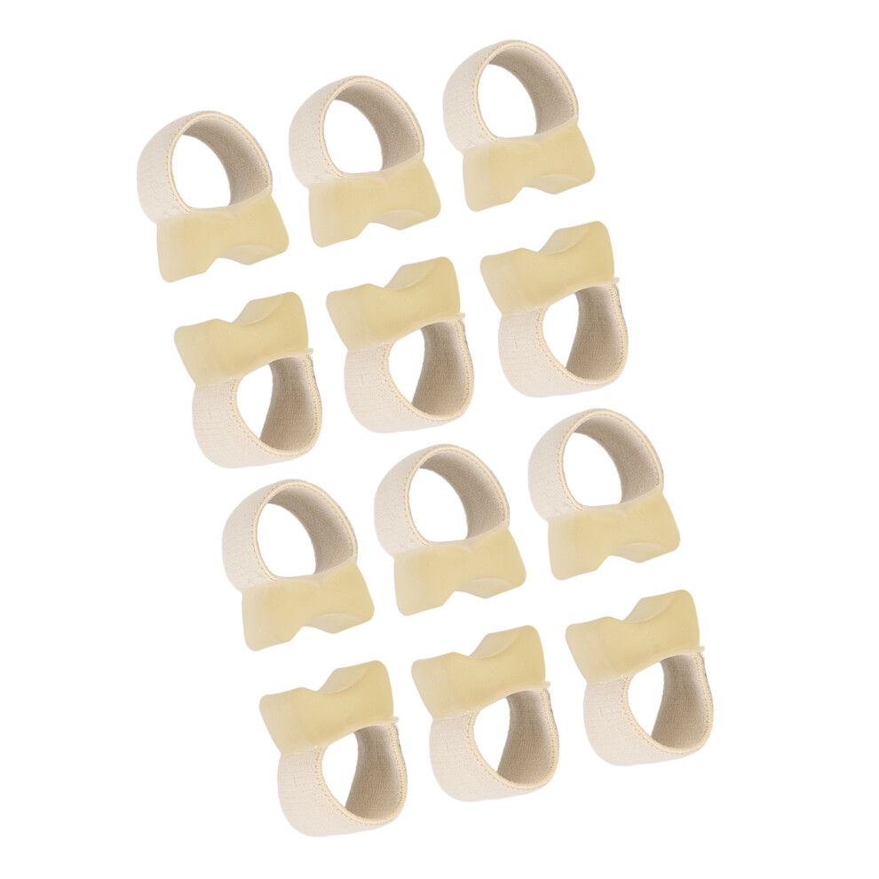 10 Pair Elastic Toe Separators for Overlapping & Hammertoe Relief