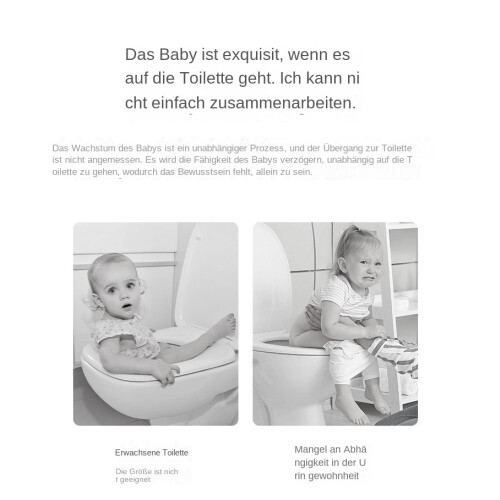 (Herz kreis blau) Kinder toilette mit Innen eimer 1