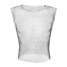 Sexy Netz-Oberteil von Essential Attire.-Schwarz klein