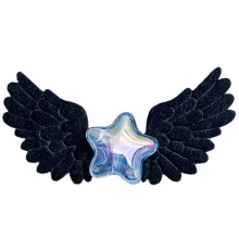 Mooie engel haarclip stervorm haaraccessoires modieuze-Zwart