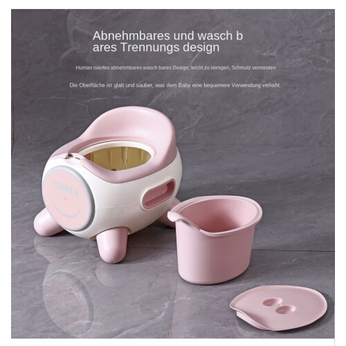 (Herz kreis blau) Kinder toilette mit Innen eimer 1