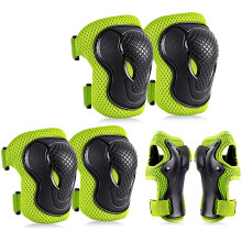 Bright Colors: Multi-Sports Protective Gear Set For Kids Aged 3-8, High-Quality Materials Knee Pads & Elbow Pads With Breathable Mesh Storage Bag