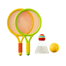 (Yellow Green, 39x23cm) Badminton Rackets Children Shuttlecocks Parent Child Interaction