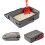 Faltbare tragbare Katzentoilette 30x30x11cm Grau Geruchsneutral Leak-Proof 9