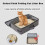 Faltbare tragbare Katzentoilette 30x30x11cm Grau Geruchsneutral Leak-Proof 5