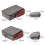 Faltbare tragbare Katzentoilette 30x30x11cm Grau Geruchsneutral Leak-Proof 2