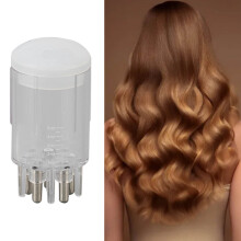 4ml Klarer Skalen-Haaröl-Applikatorflasche mit Silikonmassagegerät in Weiß