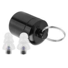Tappi per orecchie in silicone liquido con porta-metallo, protezione dell'udito 5x3x3cm