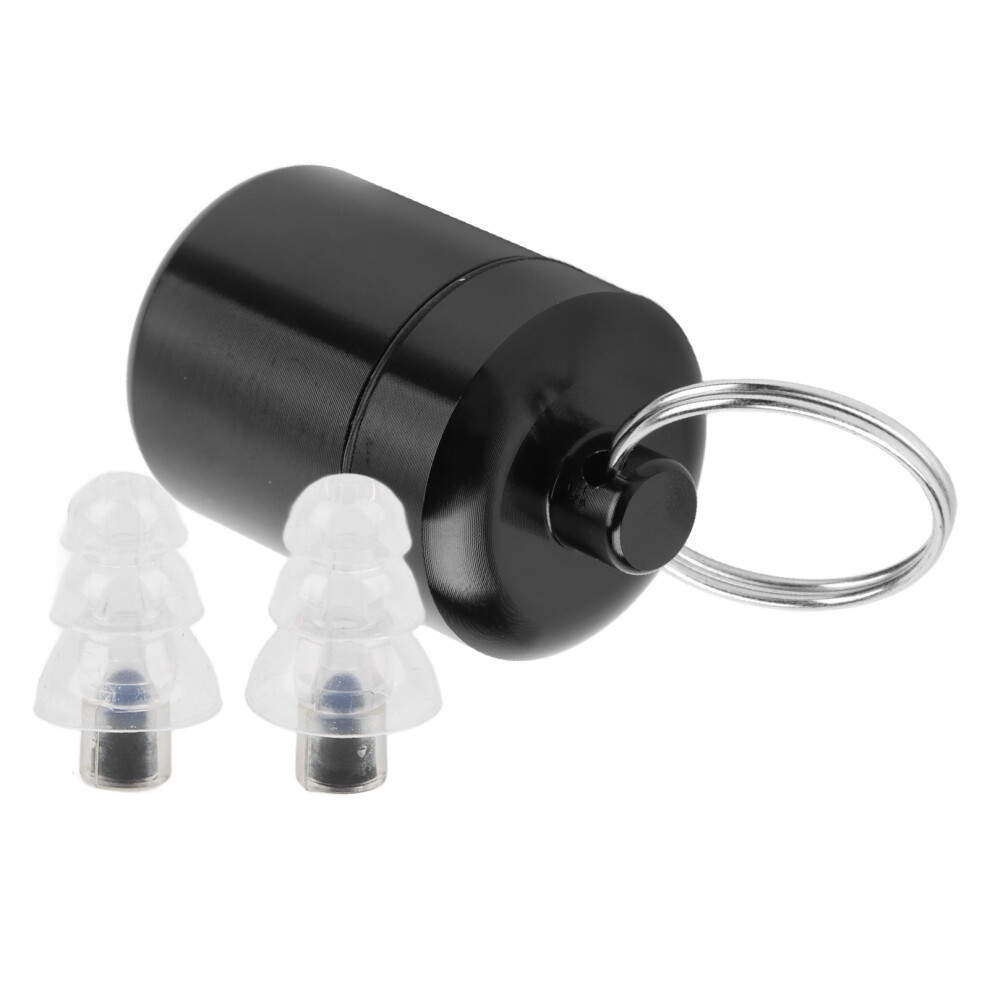 Liquid Silicone Concert Earplugs With Metal Can, 5X3x3cm Noise Protection 4661369344431