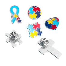 6x/Set Autismus Brosche Autismus Awareness Pins Autismus Puzzle
