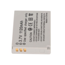 Camera Replacement Battery 3.7V 1120mAh Lithium Ion for SX200 SX220