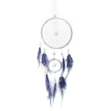 Dream Catcher for Bedroom, Korean Velvet Handmade Feather Ornaments with Literary Retro Style, Great Gift Ideas for Home Decoration