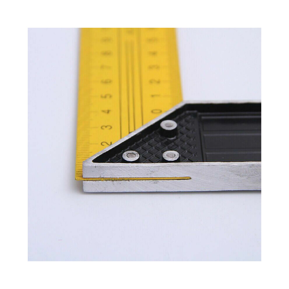 Professional Measuring Tool, Multifunctional Gauge: Aluminum Alloy Multi-Angle Measuring Ruler, Universal Combination Angle For Precise Measurement, 9128293051422