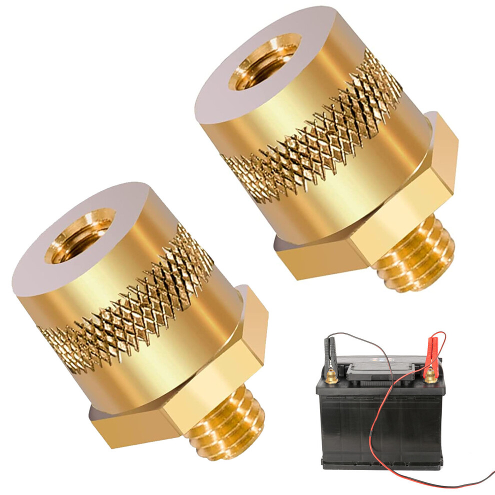 Battery Post Adapters, Corrosion Resistant Brass Construction, Easy Installation For Auto Battery Post Terminals, Good Electrical Conductivity 9405630522495