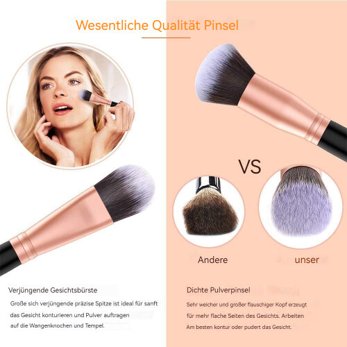 Silky Soft Bristles, Eyeshadow Brushes with Non-Slip Handle, 15-Piece Set for Ultimate Makeup Experience 2