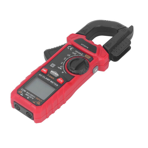 HT207A Clamp Meter Digital Multimeter AC/DC Voltage Current Resistance Tester