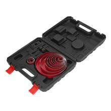Ensemble de 17 perçages à Lame bi-métal haute résistance avec étui de rangement – Tailles de 19 mm à 152 mm