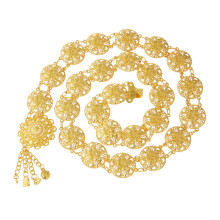Blumentanz-Strand-Taillendekoration, dekorative-Gold