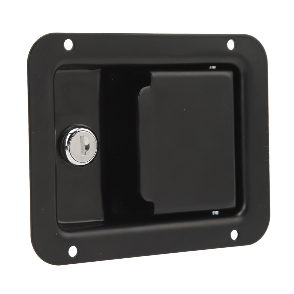 Durable Flush Mount Steel Tool Box Handle Latch W/ 2 Keys 140X108mm 7651369348390
