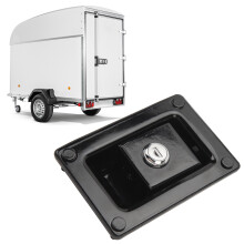 Entry Door Lock Handle Paddle 120x80mm Cold Rolled Steel for RVs and Trailers
