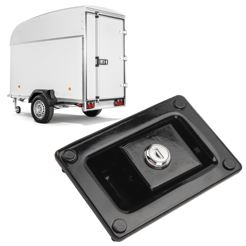 Entry Door Lock Handle Paddle 120X80mm Cold Rolled Steel For Rvs And Trailers 3061375888874