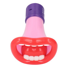 Kids Voice Changer Toy Pink with Sound Effects, Big Mouth Shape, Lanyard