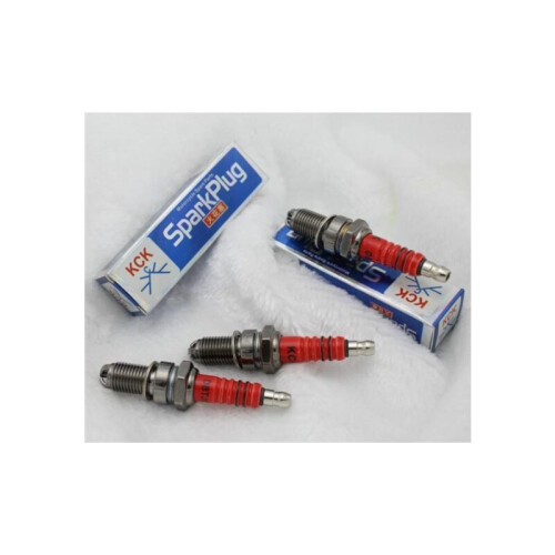 Replacement for D8TC Spark Plug, Compatible with 4 Stroke Gasoline Engine ATV Motorcycle Scooter, 3 Electrode Design for Enhanced Ignition, Improves 2