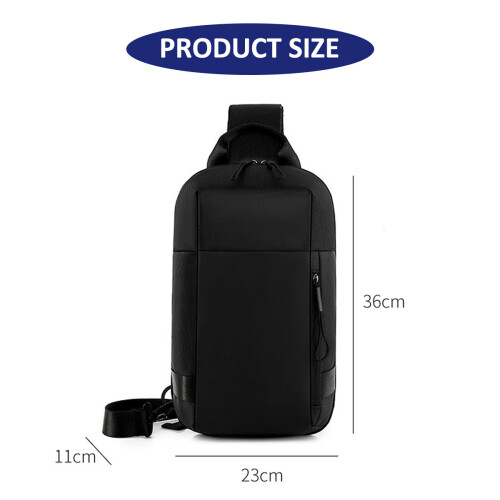 Ευέλικτο σακίδιο πλάτης Sling Crossbody, αντικλεπτικός σχεδιασμός, πολλαπλές τσέπες για 1