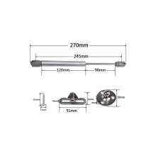 Hochwertige Gasdruckfeder, Hydraulikfeder für automatischen Deckelverschluss, Soft-Close-Scharniere für leichtgängige Bedienung, Rohre aus