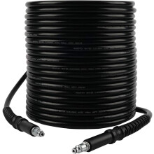Tuyau de nettoyeur haute pression résistant aux intempéries, raccord universel, durable et anti-torsion, léger pour un transport facile, assure