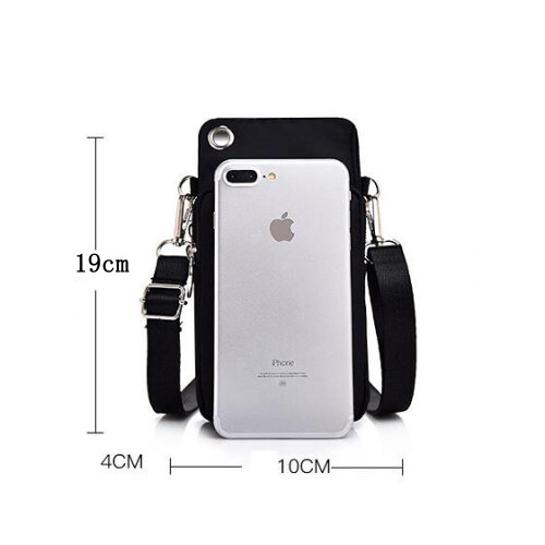 Συμπαγής θήκη τηλεφώνου crossbody με είσοδο ακουστικών, αδιάβροχη τσάντα ταξιδιού 1