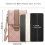 Κομψή θήκη τηλεφώνου crossbody για γυναίκες, μαγνητικό κλείσιμο και ρυθμιζόμενο 2